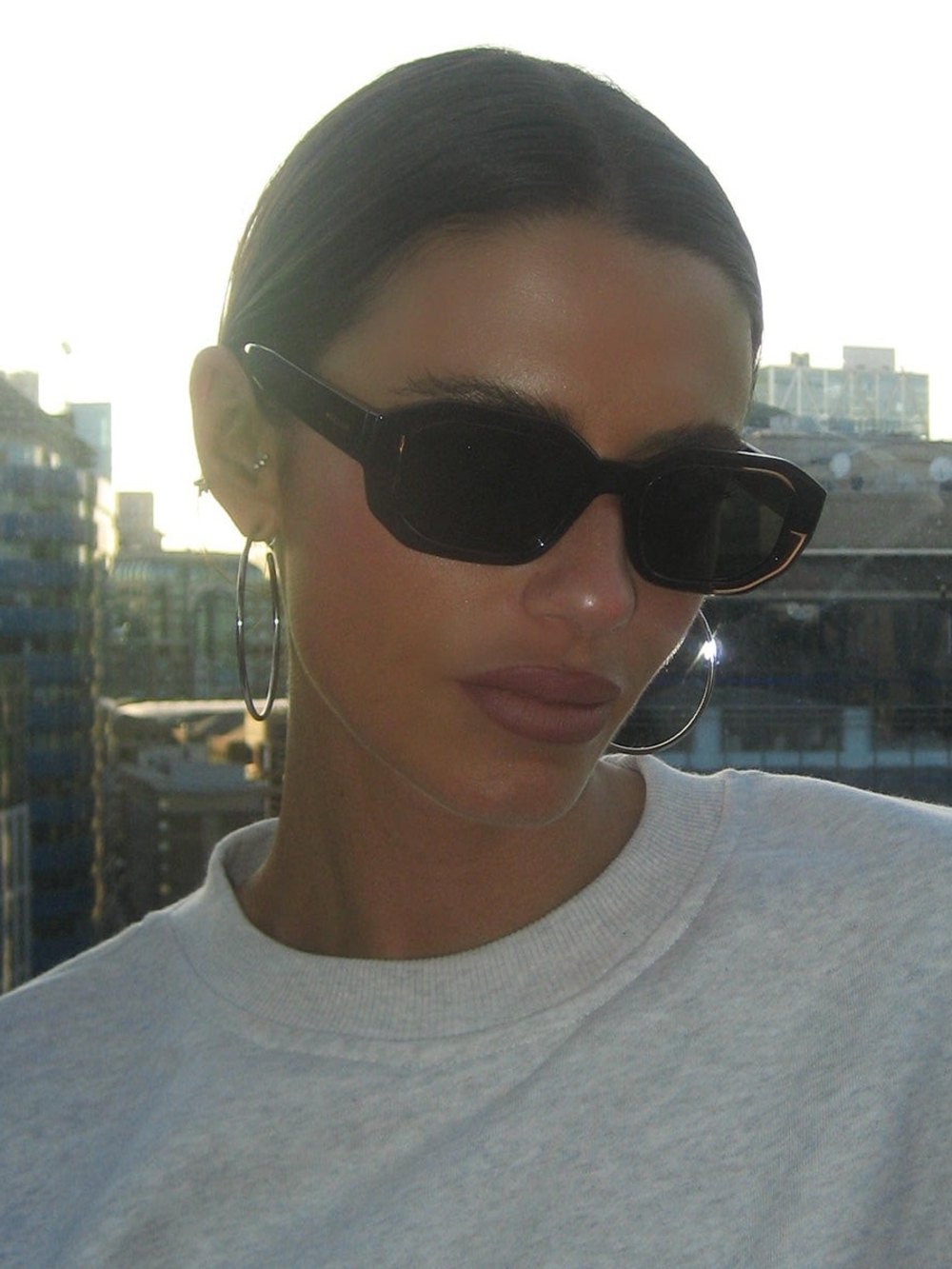 KESSIE Sepia Olive Sunglasses